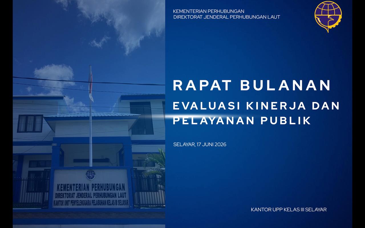 Rapat Bulanan Evaluasi Kinerja dan Pelayanan Publik